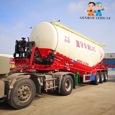 BPW Axle Dry Powder 12M 50cbm Oilfield Cement Bulk Trailer
