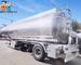 3 Axle 45000L 5 Silos Single Tires 6mm Aluminum Fuel Petrol Tanker Truck Trailer With Air Suspension